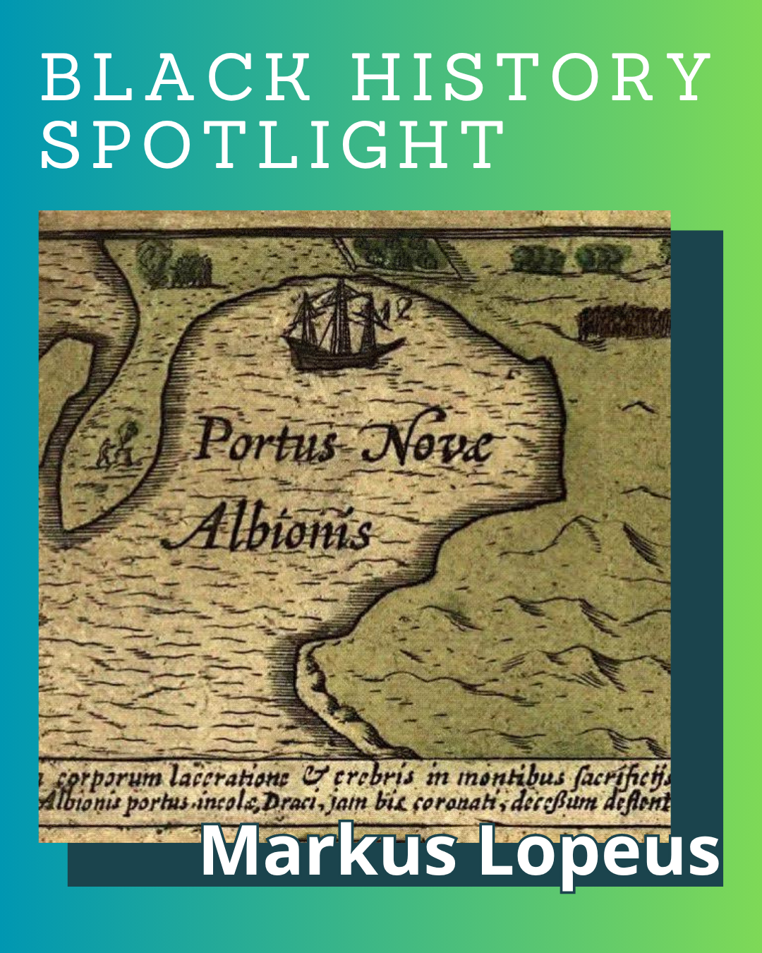 Black History Spotlight – Markus Lopeus
