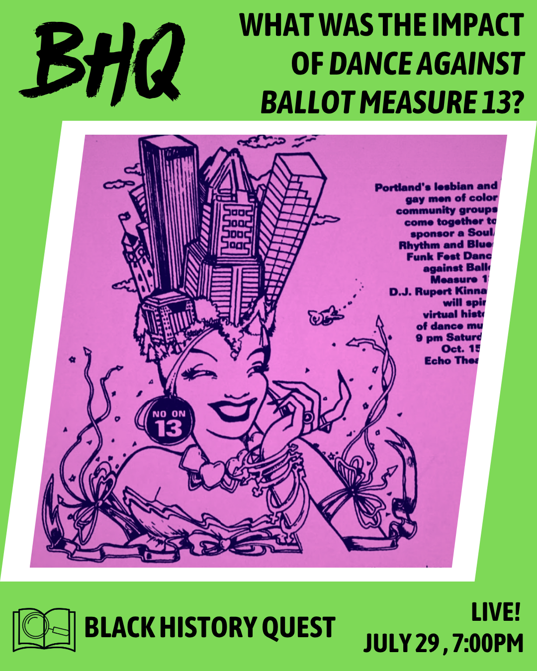 Black History Quest: Dance Against Ballot Measure 13