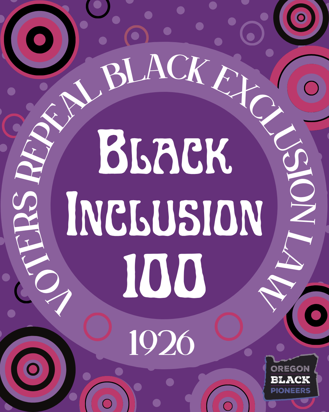 Black Inclusion 100: A Black Exclusion Law Repeal Party!